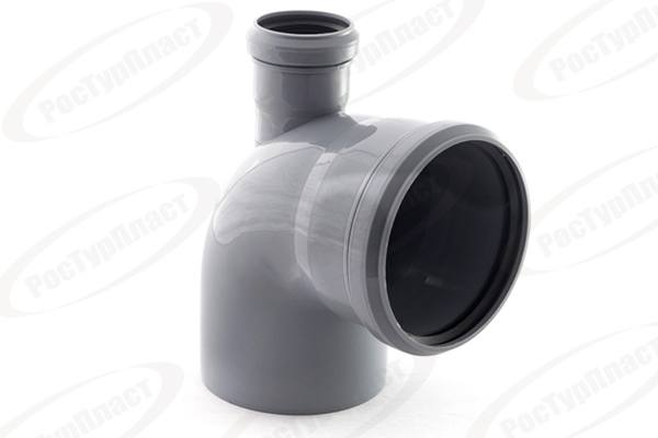 Отвод с выходом прямой (110x50/87°)